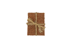 Natural Coconut Coir Dish Washing Scrub Pads - Pack of 4