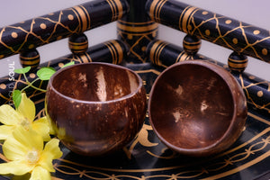 Coconut Shell Bowl - Pack of 2 (~500ml)